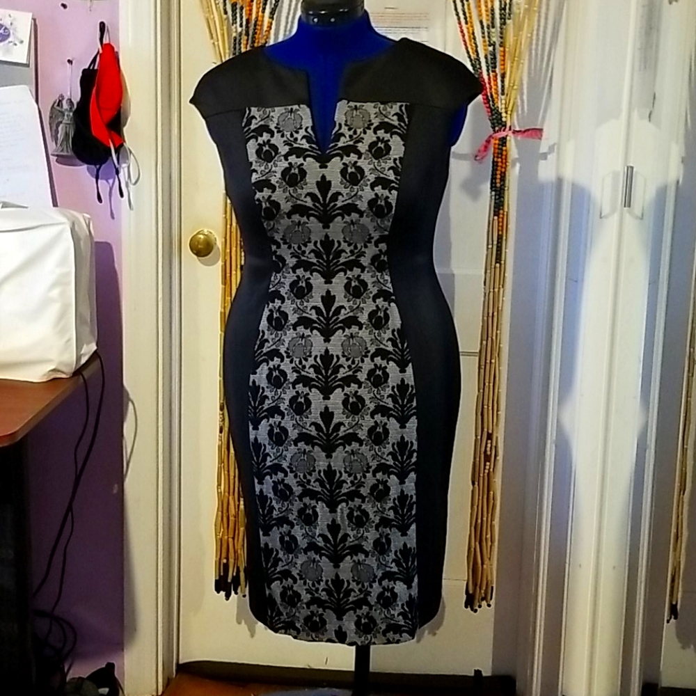 Professional black dress